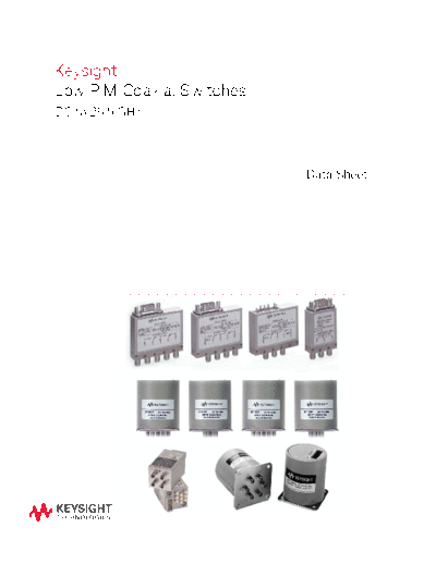 5991-3195EN Low PIM Coaxial Switches - Data Sheet c20140919 [21]