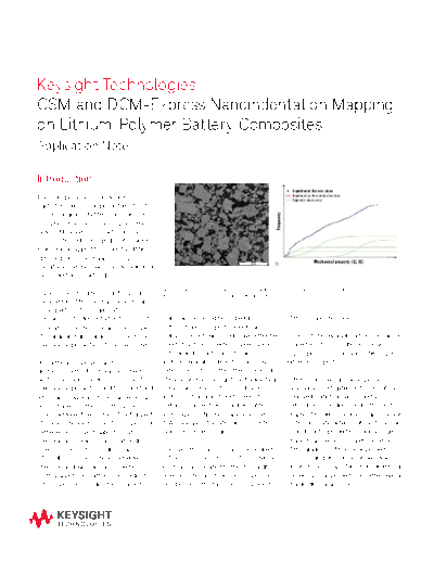 5991-3519EN CSM and DCM-Express Nanoindentation Mapping on Lithium.Polymer Battery Composites c20141027 [4]