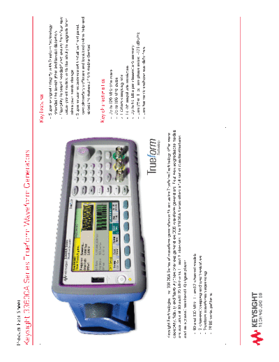 5991-3795EN 33600A Series Trueform Waveform Generators - Product Fact Sheet c20140619 [2]