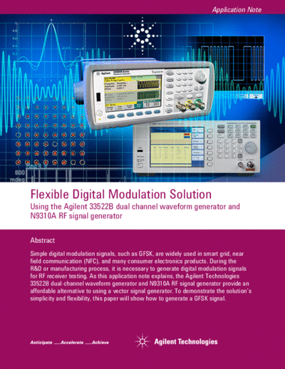 Flexible Digital Modulation Solution - Application Note 5991-2264EN [8]