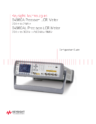 E4980A Precision LCR Meter_252C 20 Hz to 2 MHz - Configuration Guide 5989-8321EN c20140717 [12]