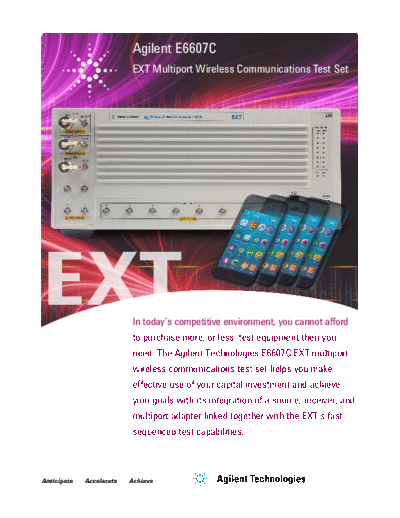 E6607C EXT Multiport Wireless Communications Test Set - Flyer 5991-2214EN c20130429 [2]