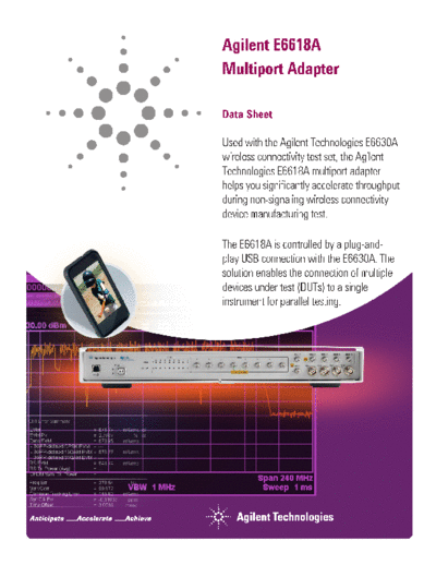 E6618A Multiport Adapter - Data Sheet 5991-3865EN c20140305 [3]