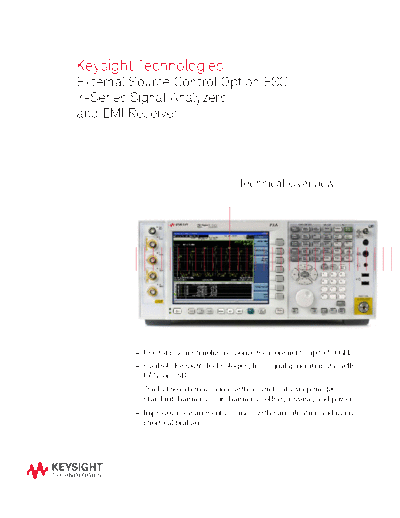 External Source Control - Option ESC X-Series Signal Analyzers and EMI Receiver - Technical Overview 5990-6088EN c20140723 [11]