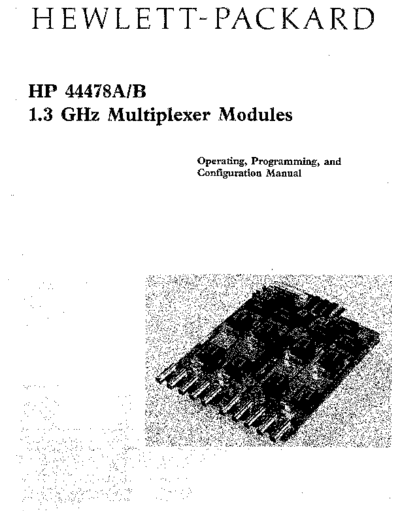 HP 44478A_252C B Operating_252C Programming_252C & Configuration