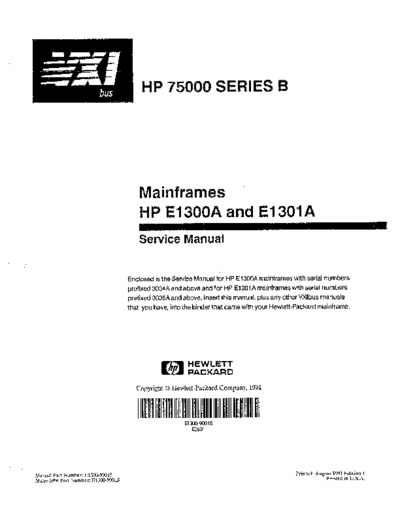 HP E1301A Service
