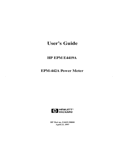 HP E4419A-epm442A