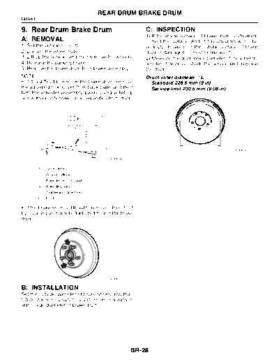 Rear Drum Brake Drum