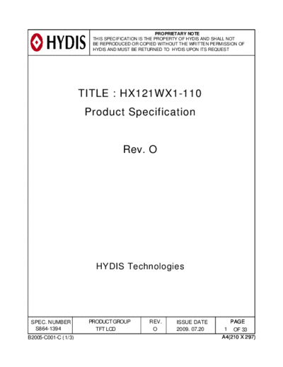 Panel_HYDIS_HX121WX1-110_0_[DS]