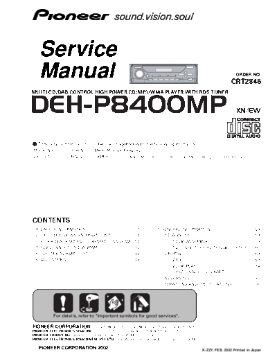 DEH-P8400MPpioneer_