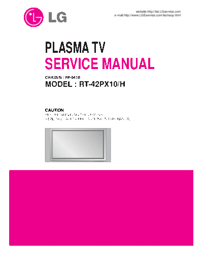 LG PLASMA TV  RT42PX10[1].part2