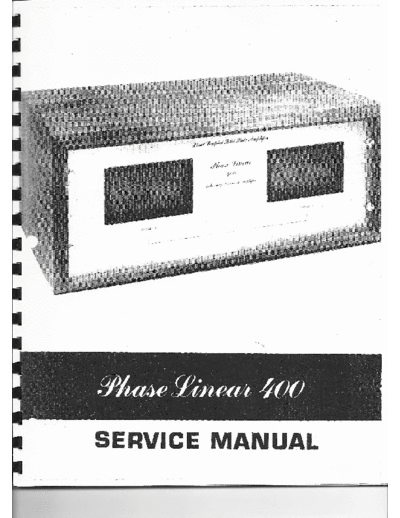 Phase-Linear-400-Service-Manual