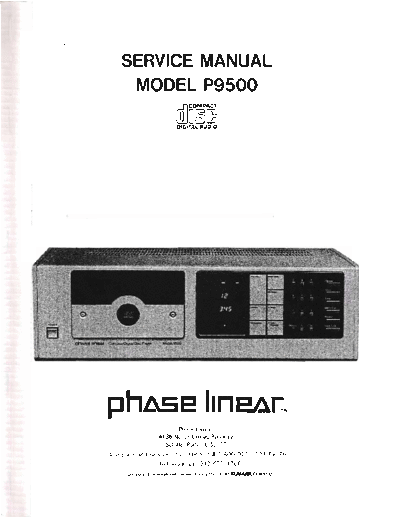 Phase-Linear-P-9500-Service-Manual