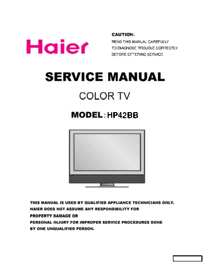 HAIER TV-8888-101