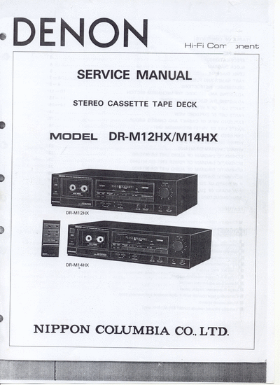 DR-M12HX  service manual