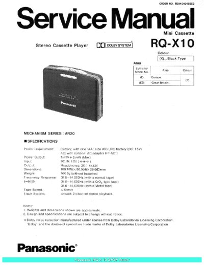 Panasonic_RQX10_sch