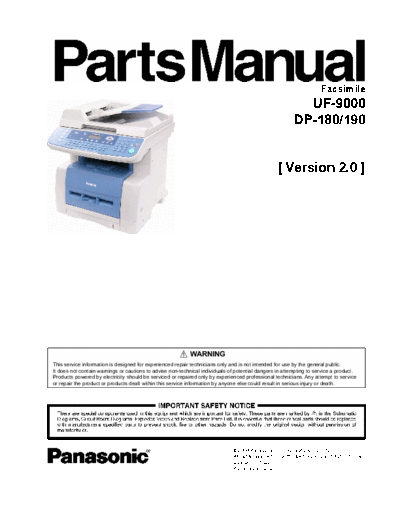 Panasonic_UF-9000_DP-180_DP-190_Ver.2.0_parts-man