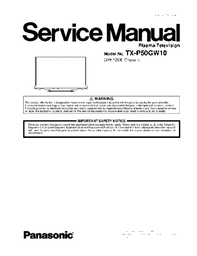 tx_p50gw10 service manual