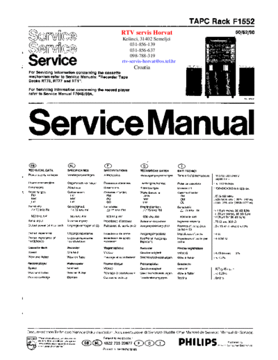 Philips-F-1552-Service-Manual