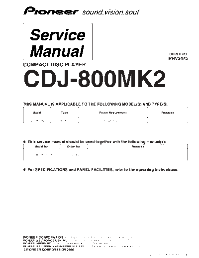 PIONEER_CDJ-800MK2_RRV3475_parts_info