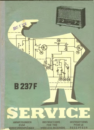 videoton b 237 f service manual