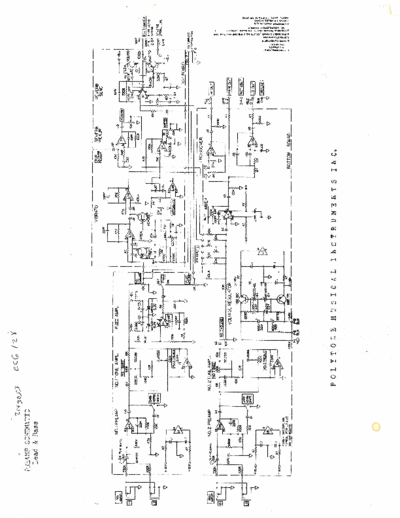 Polytone Lead and Bass Preamp Schematic