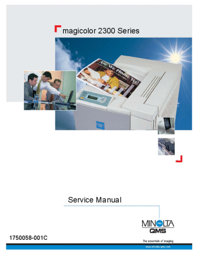 Konica Minolta QMS magicolor 2300 Service Manual