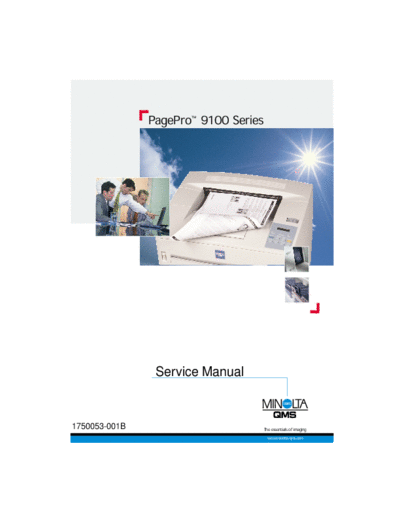 Konica Minolta QMS pagepro 9100 Service Manual