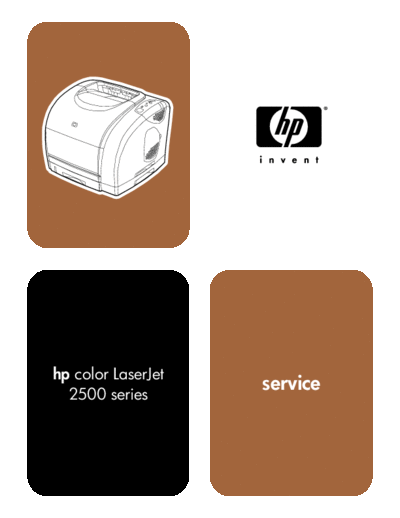 HP Color LaserJet 2500 Service Manual