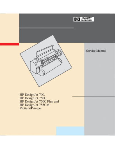HP DeskJet 70-75-755 Service Manual