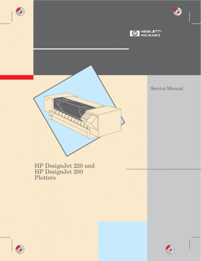 HP DeskJet 200-220 Service Manual