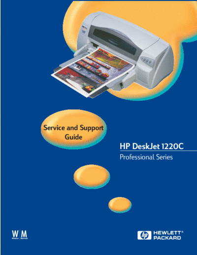 HP DeskJet 1220 Service Manual