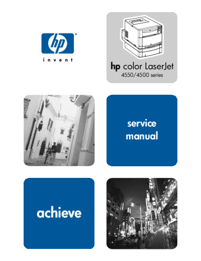 HP LaserJet 4550 - 4500 Color Service Manual