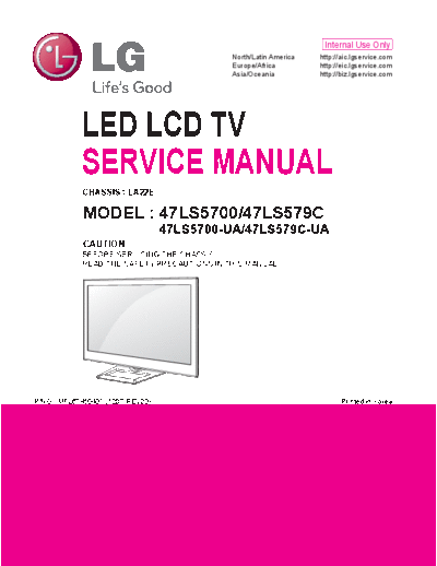 Manual-de-serviÃ§o-TV-LG-47LS5700-UA-47LS579C-UA-chassis-LA22E