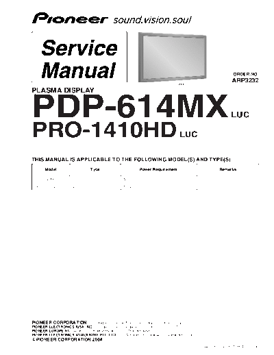 Pioneer PDP-614MX_PRO-1410HD