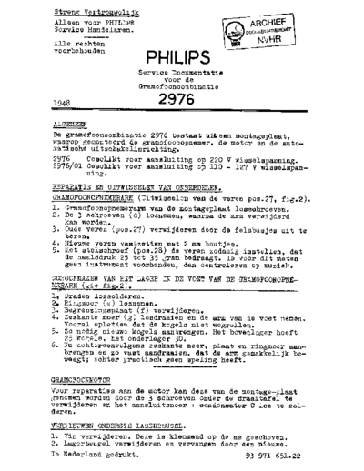 Philips-2976-Service-Manual