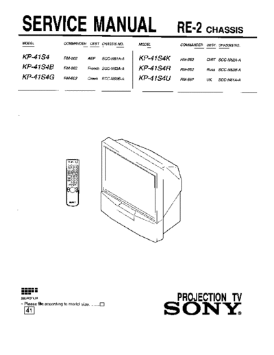 sony chassis RE-2