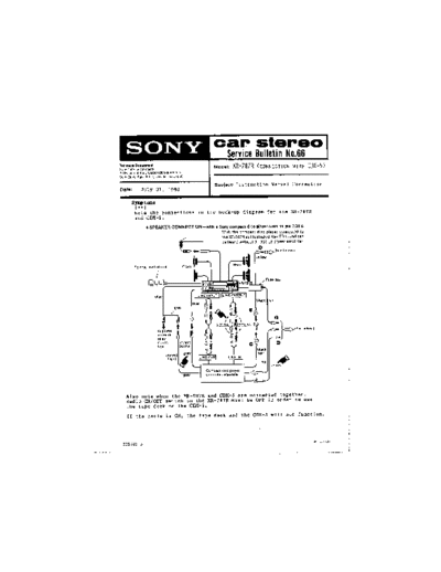 Sony XR-757R Service Bulletin 66
