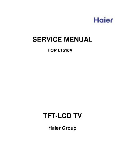 HAIER L1510