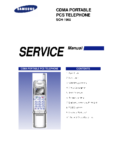 Samsung SCH-1900 service manual