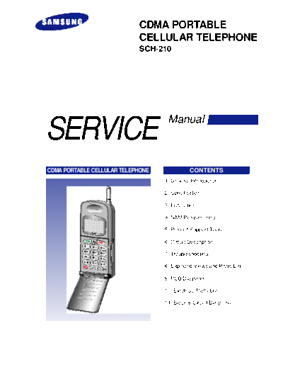Samsung SCH-210 service manual