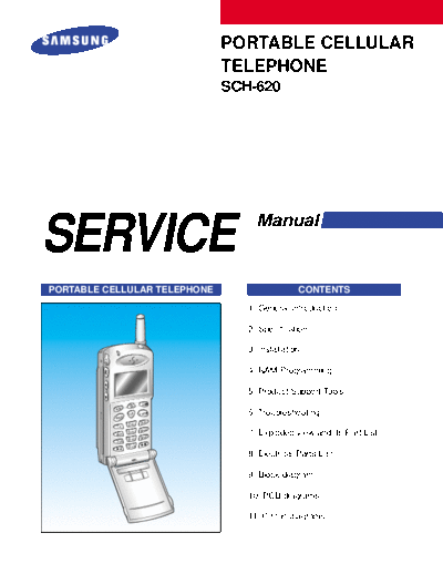 Samsung SCH-620 service manual
