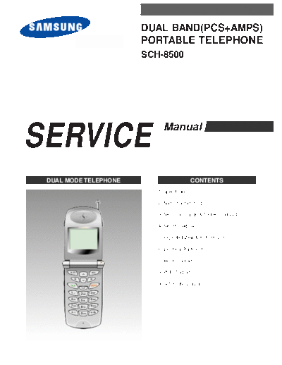 Samsung SCH-8500 service manual