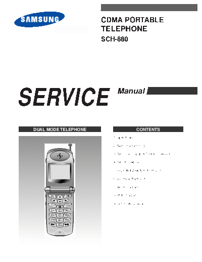 Samsung SCH-880 service manual