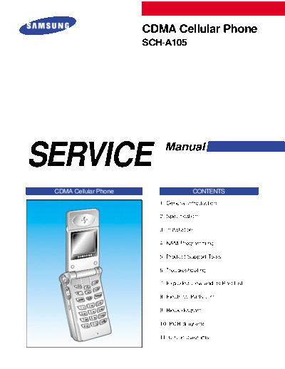 Samsung SCH-A105 service manual