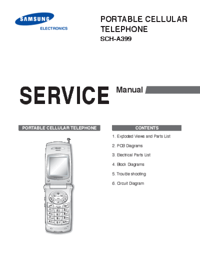 Samsung SCH-A399 service manual