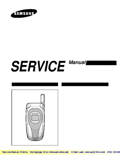 Samsung SCH-X359 service manual