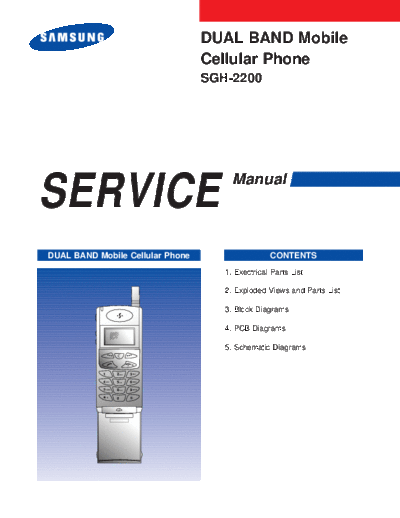 Samsung SGH-2200 service manual