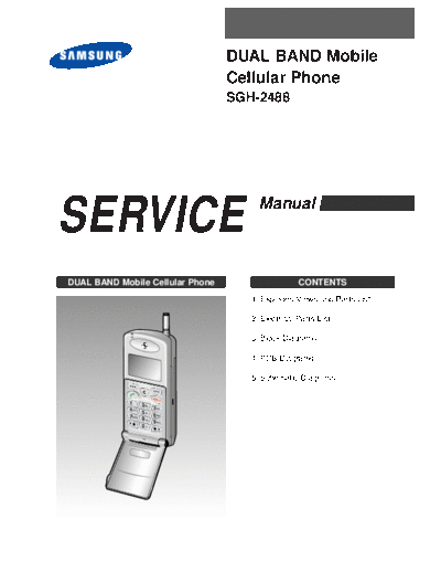 Samsung SGH-2488 service manual