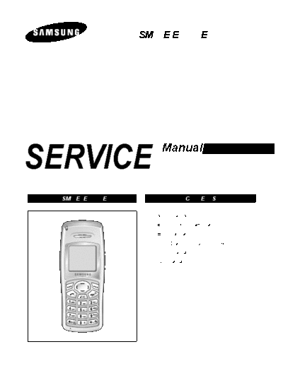 Samsung SGH-C100 service manual
